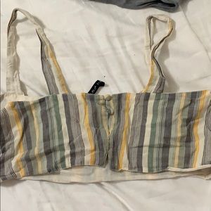 STRIPPED URBAN OUTFITTERS TOP